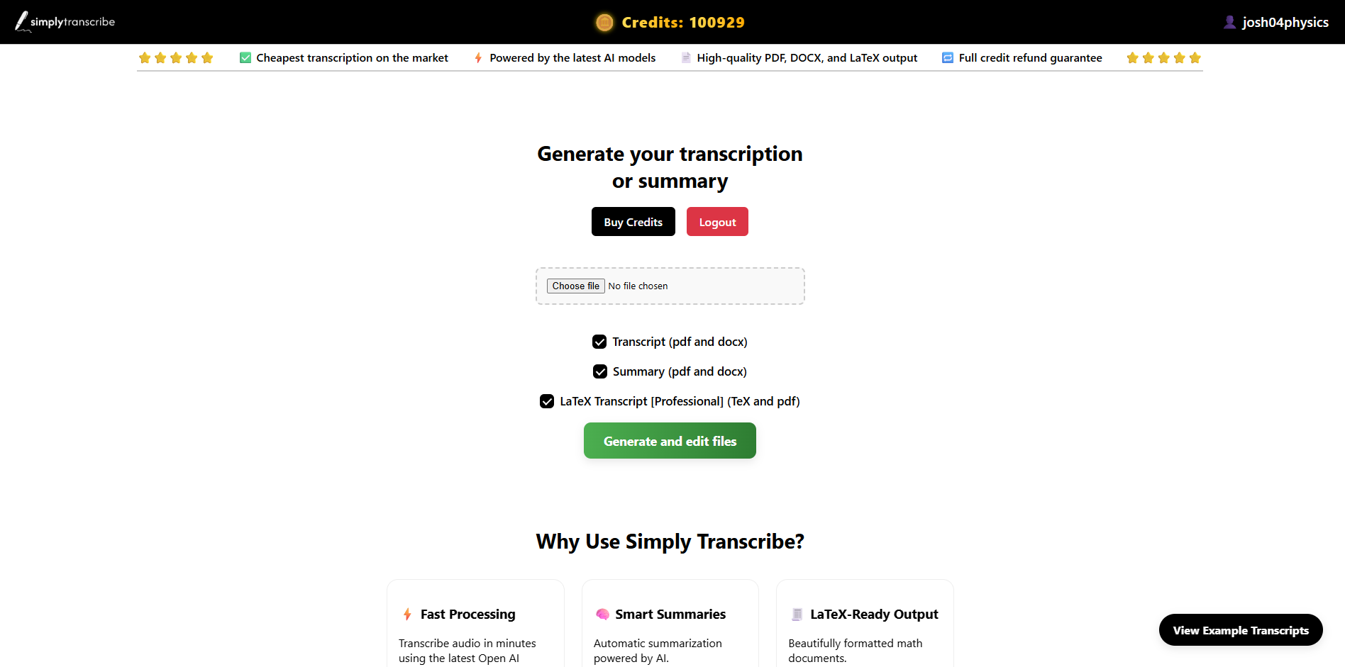 Simply Transcribe media 2