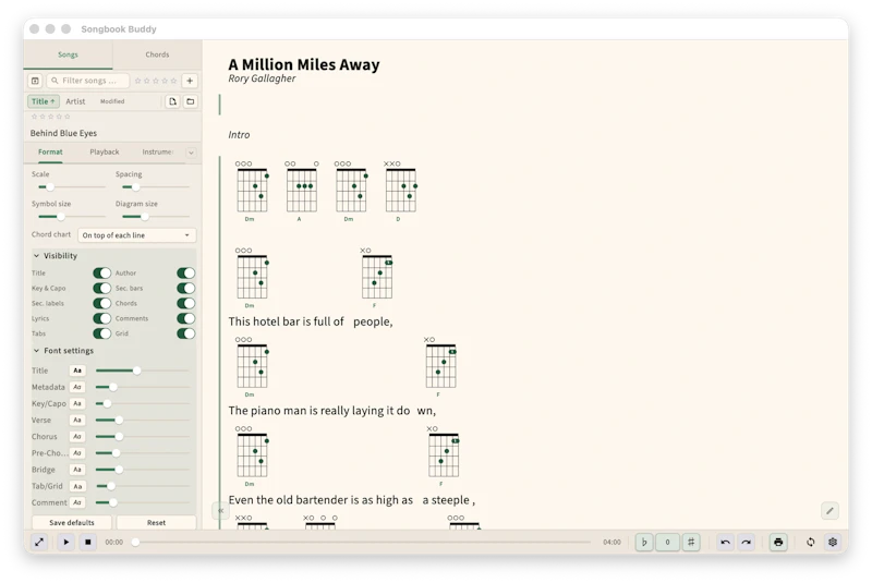Songbook Buddy screenshot 11
