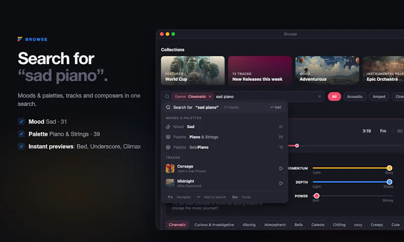 Filmstro PRO for Mac screenshot 6