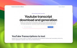 Youtube transcripts by Editby.ai media 1