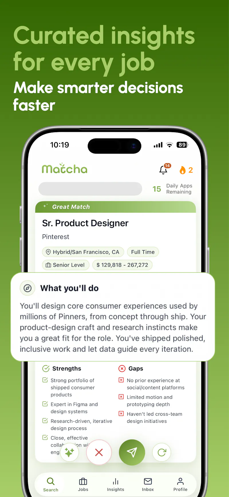 Matcha screenshot 2