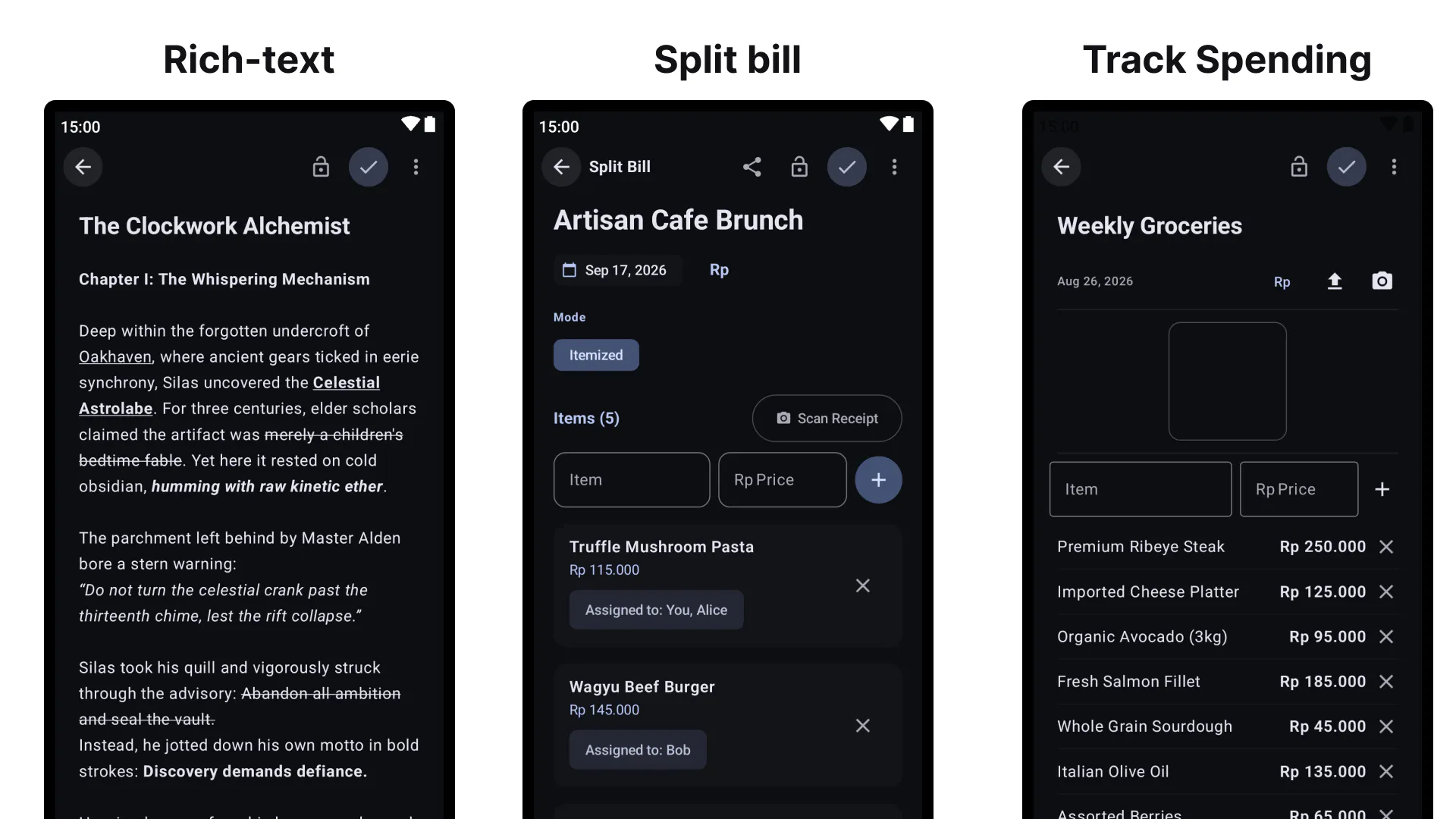 NotesPack: Notes & Spending gallery image