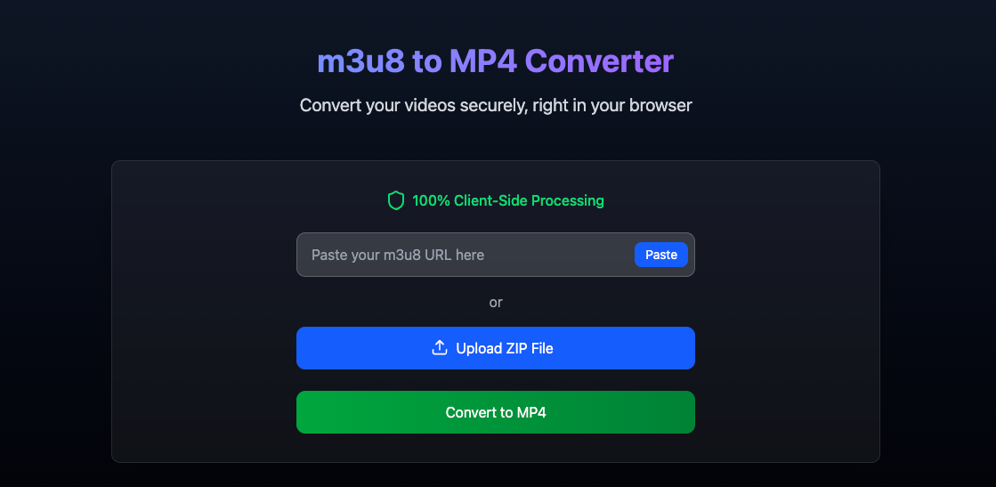 m3u8 to MP4 Online C... logo