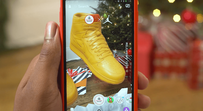 First Snapchat AR Sneaker Unboxing gallery image