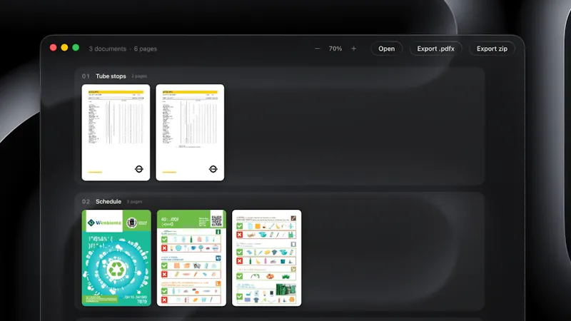 PDFx screenshot 1 (video preview)