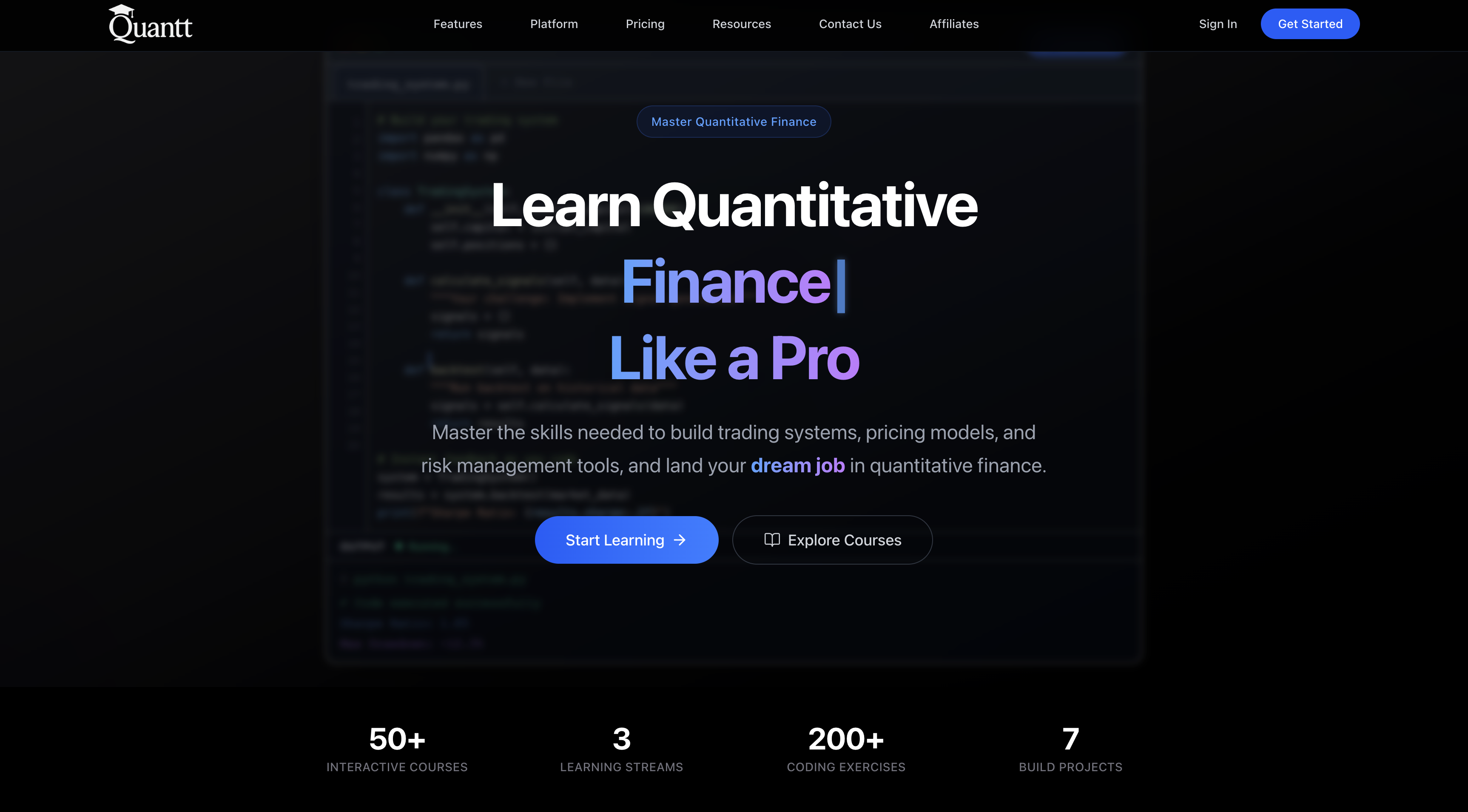 Quantt - Main product screenshot demonstrating key features and user interface