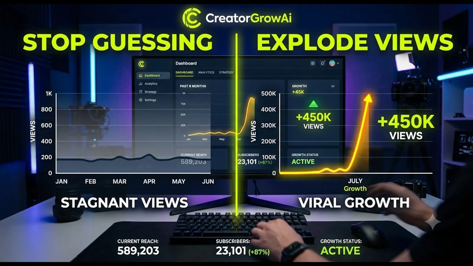 CreatorGrowAi screenshot 1 (video preview)