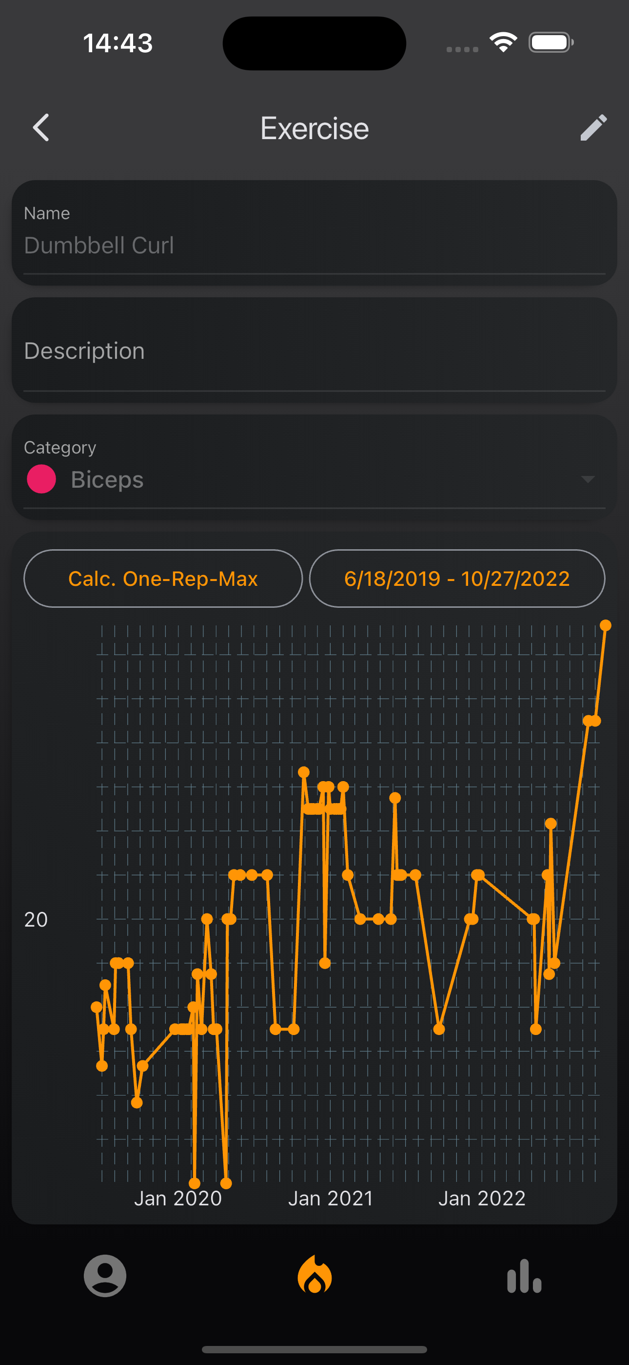 Mídia 3 de Streak - Gym Log 2.0