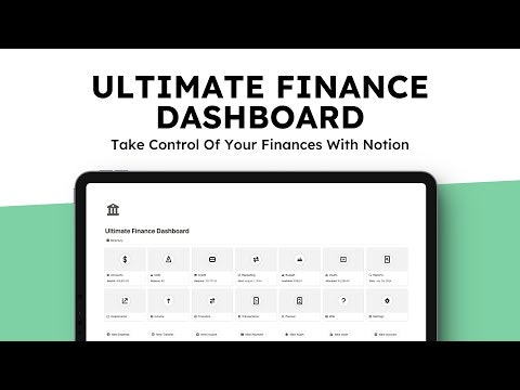 Notion Ultimate Finance Dashboard gallery image