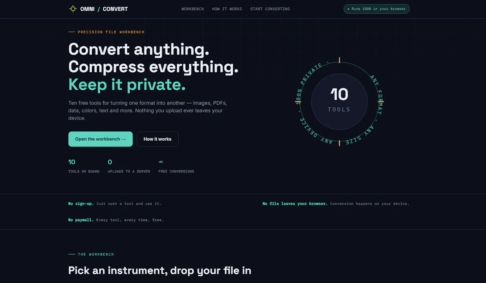 OmniConvert — The File Workbench screenshot 2