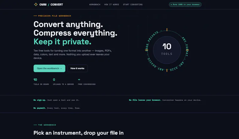 OmniConvert — The File Workbench screenshot 2