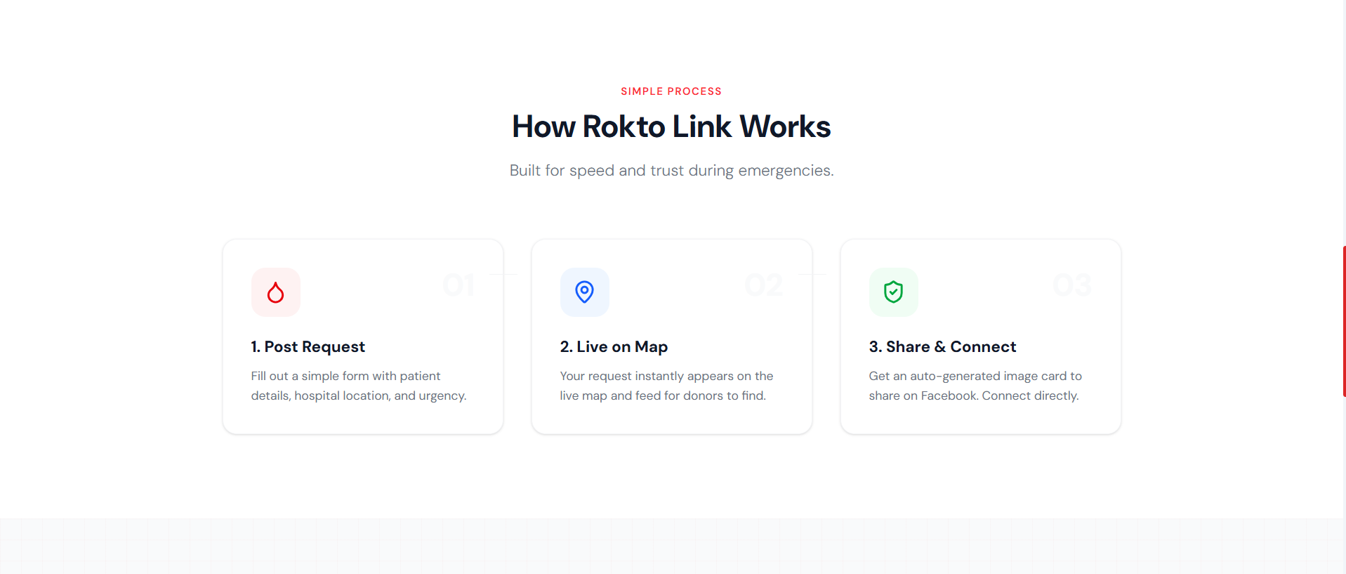 Rokto Link - Screenshot 2 showing product features and functionality