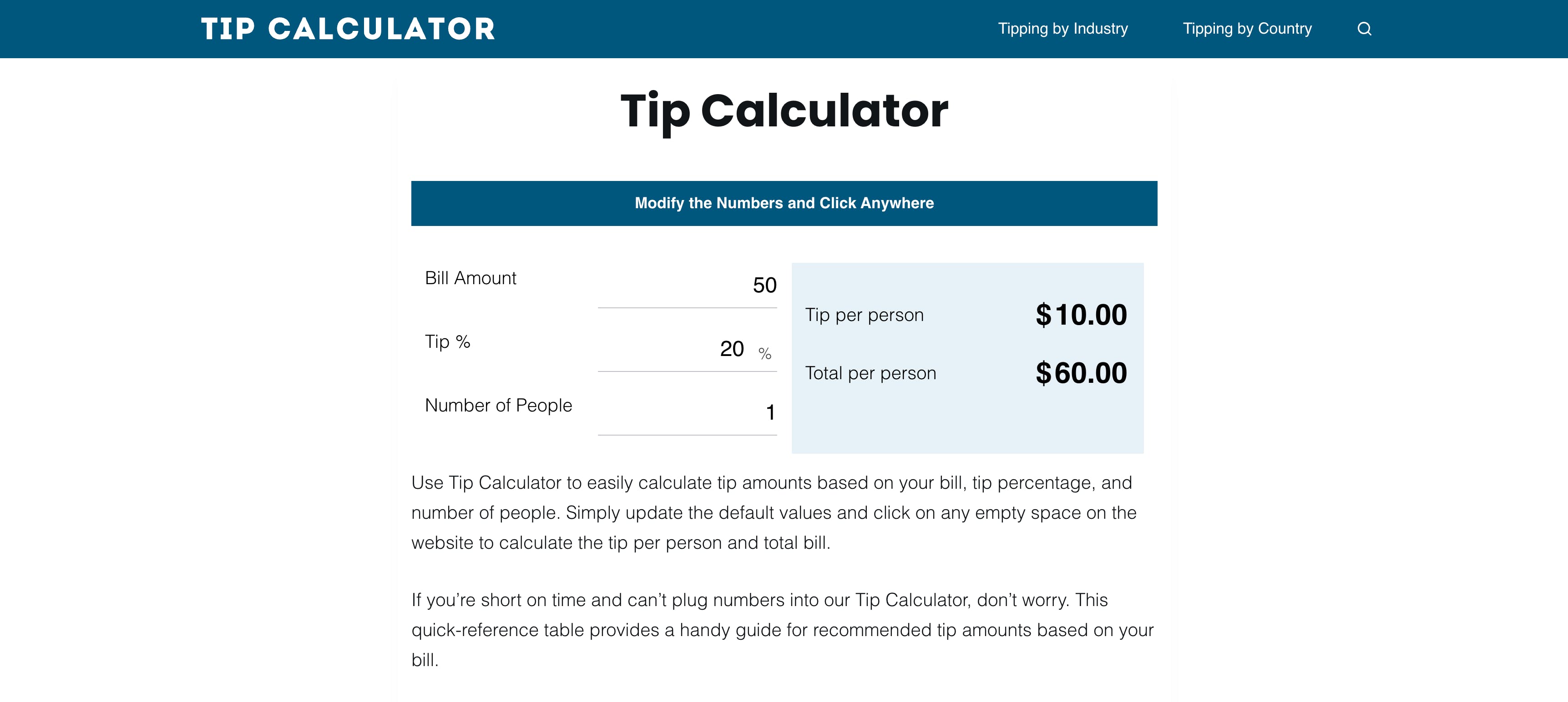 Tip Calculator  media 1