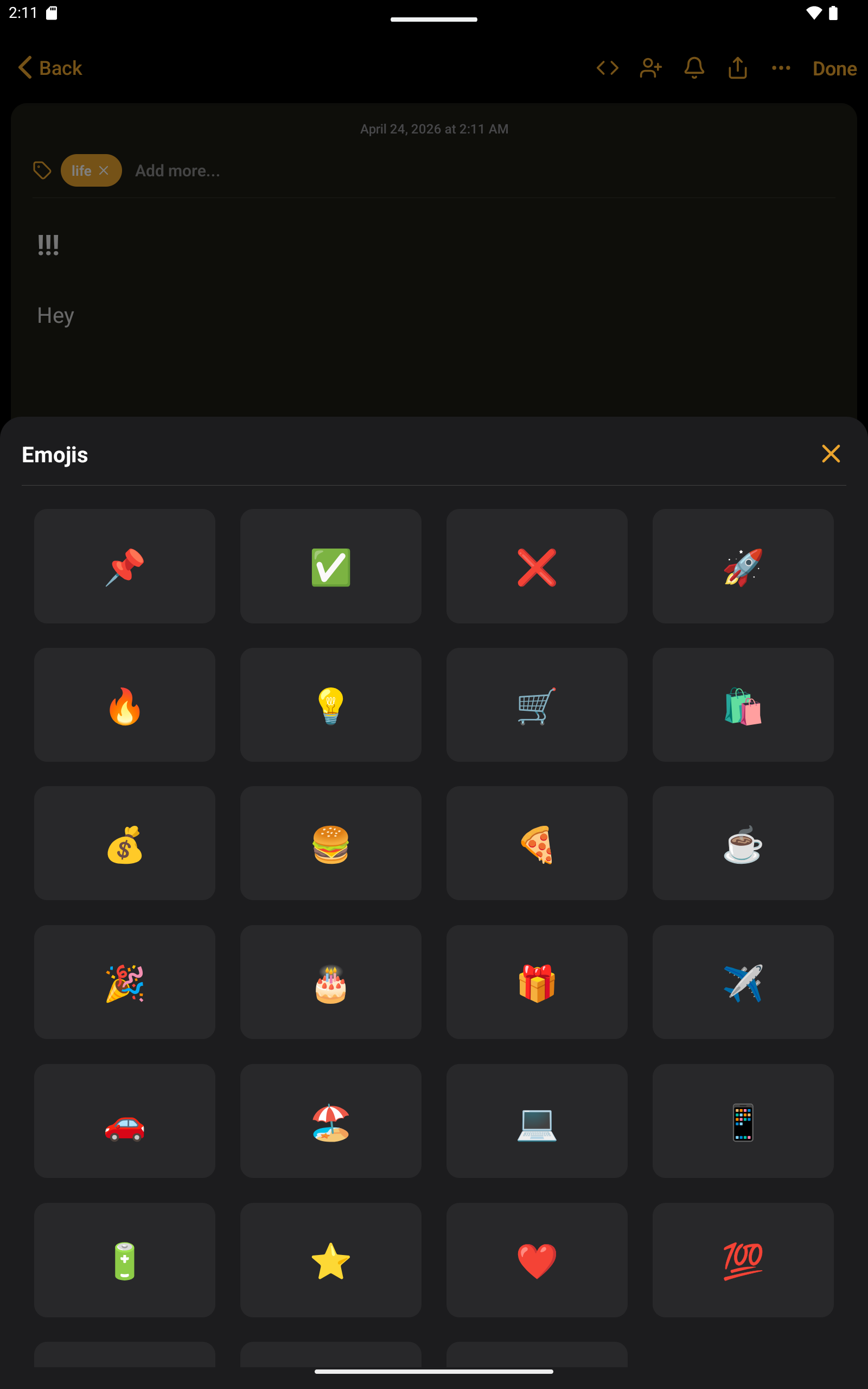 Notes gallery image
