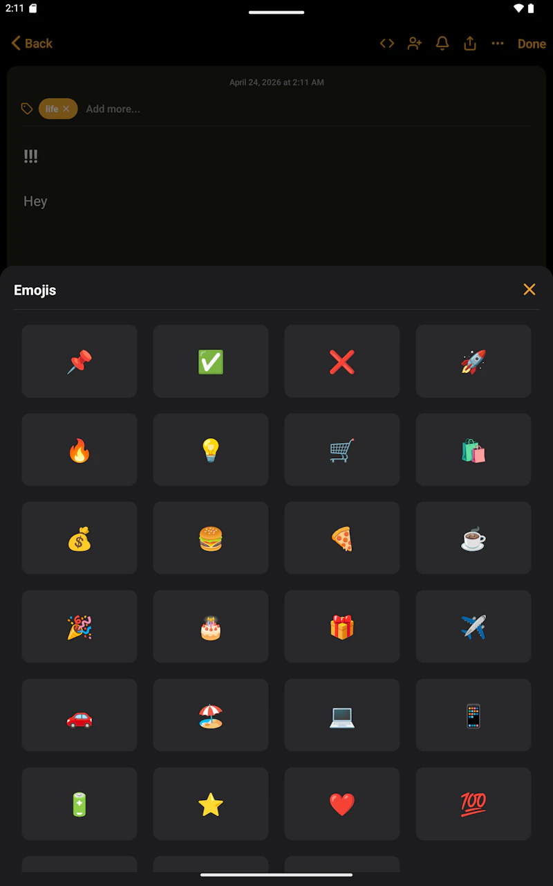 Notes screenshot 6