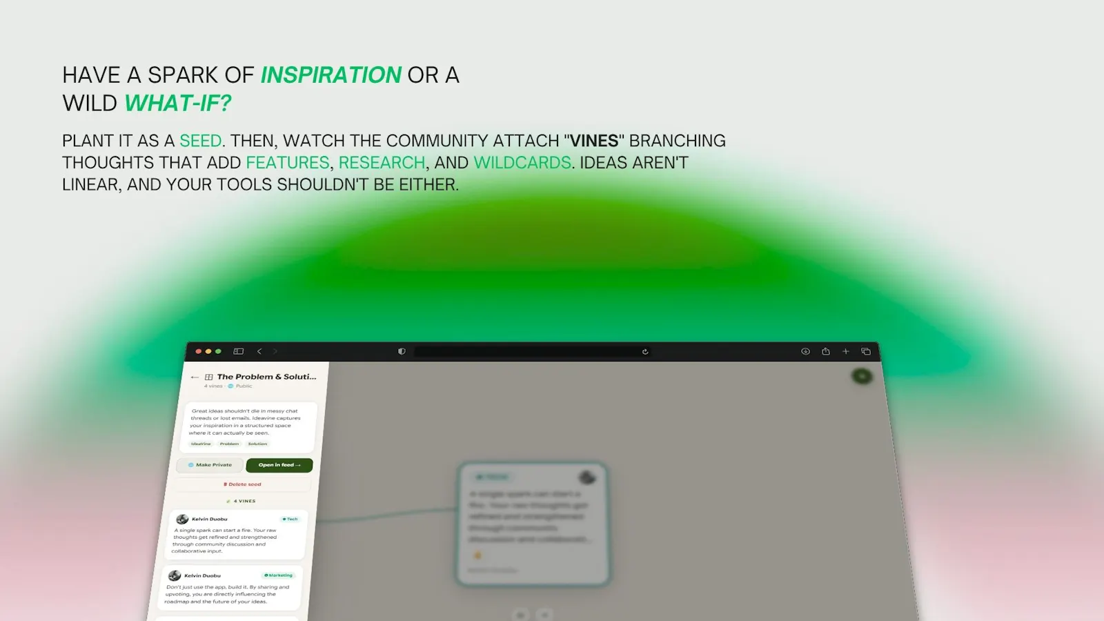 IdeaVine screenshot 2