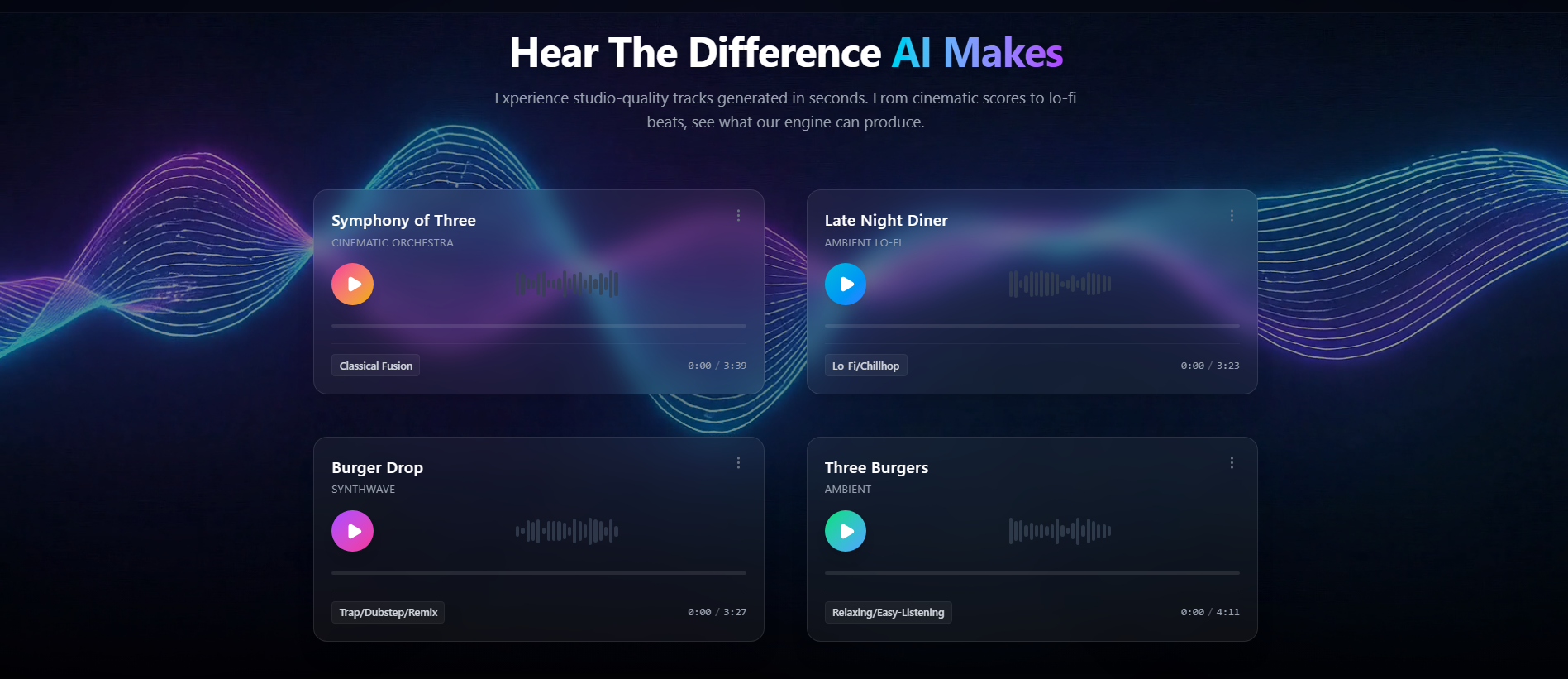 Song AI - Screenshot 2 showing product features and functionality
