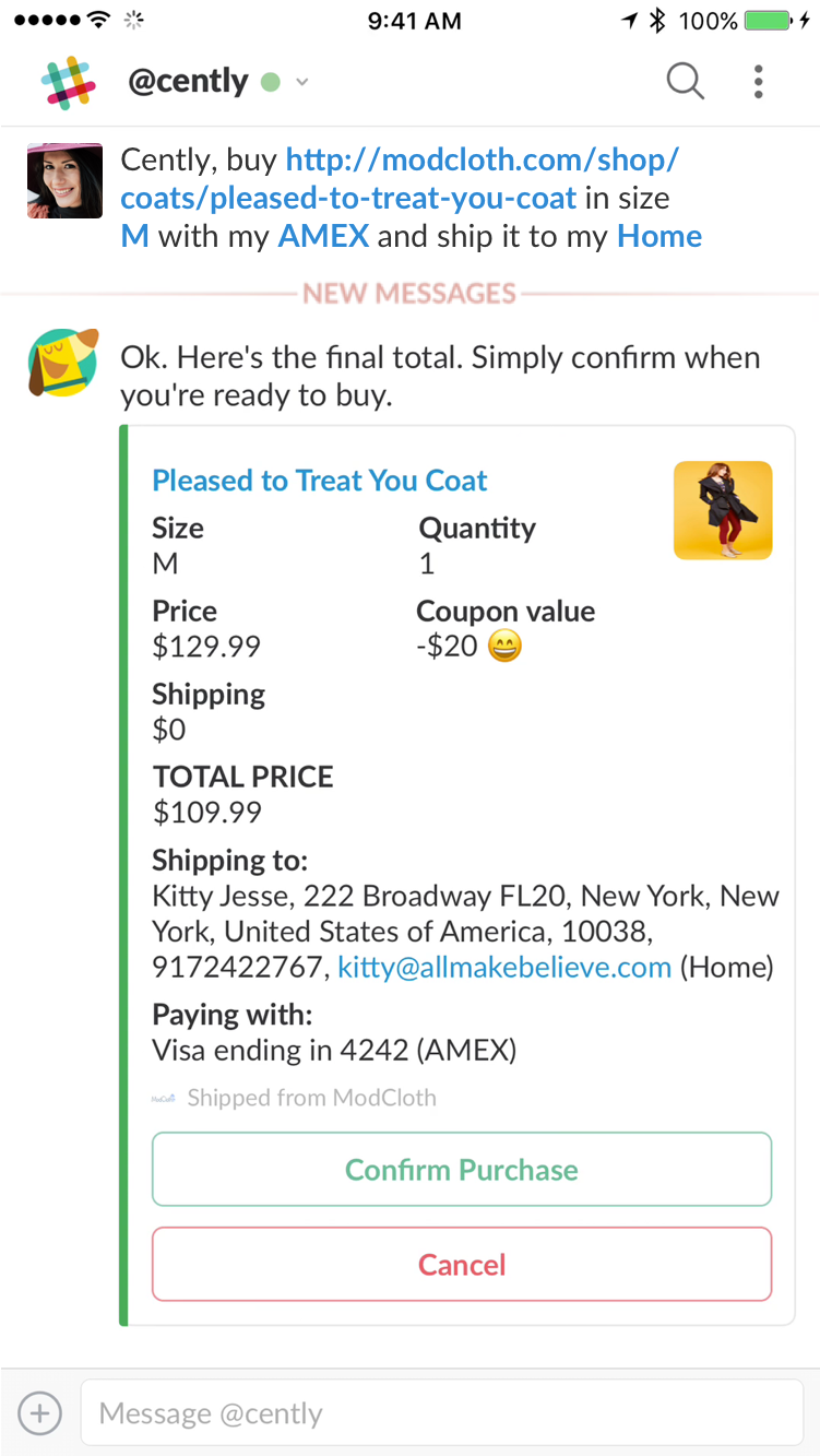 Cently for Slack gallery image