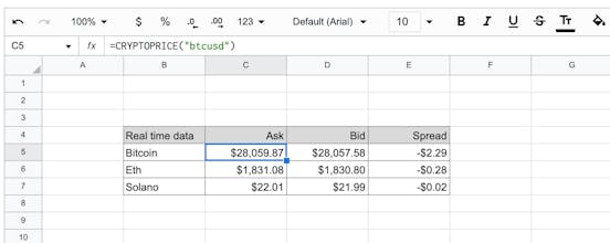 Spreadsheet 2 gallery image