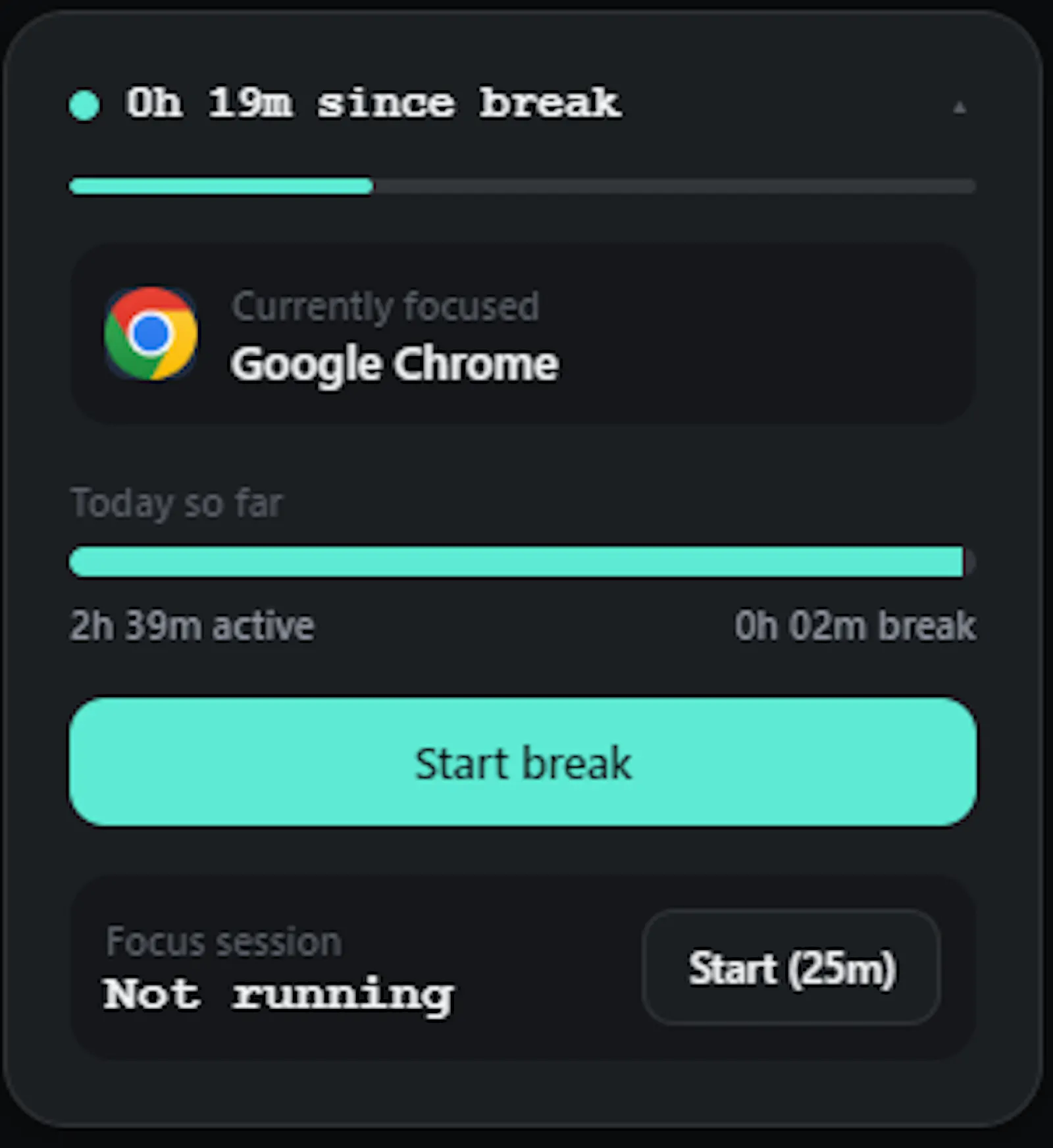 Vigil - OpenSourced TimeTracking App screenshot 3