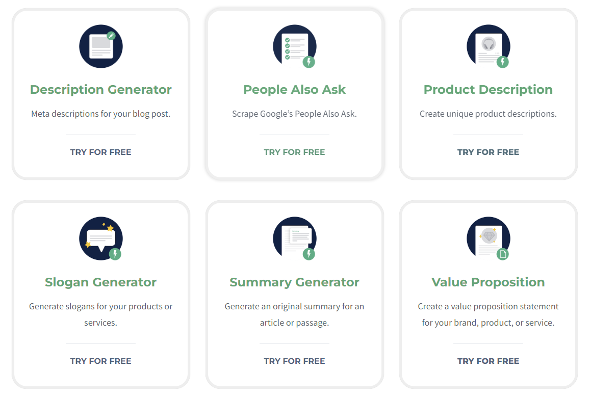 Frase AI Writing Tools gallery image