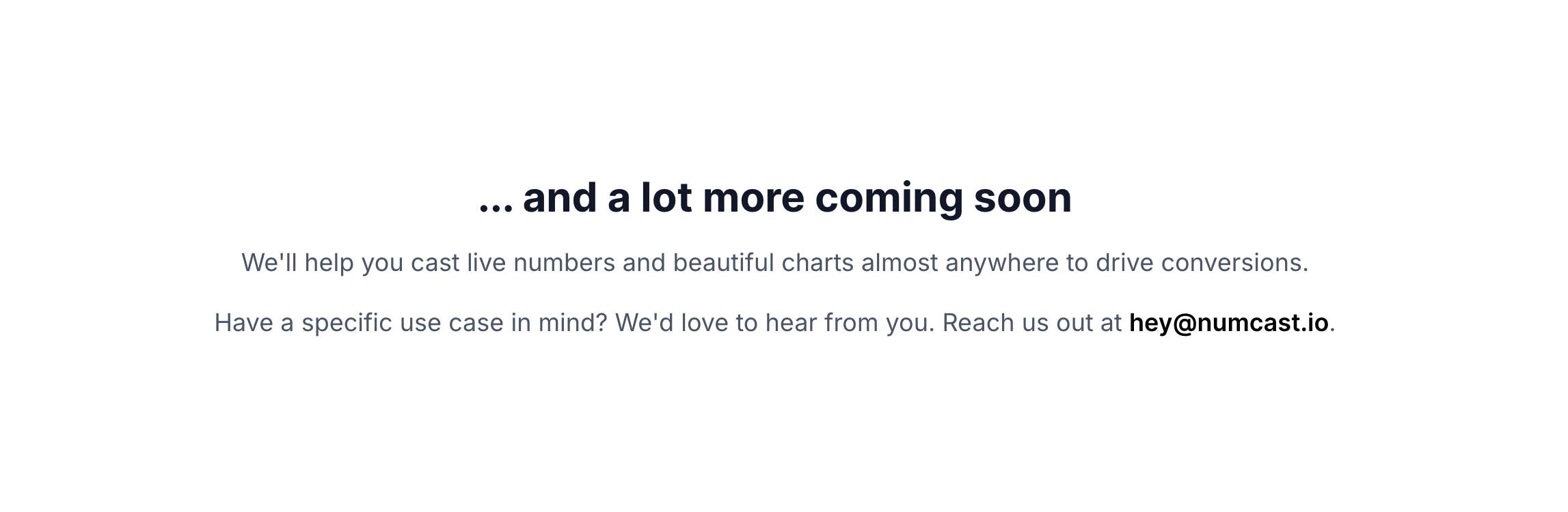 numcast.io gallery image