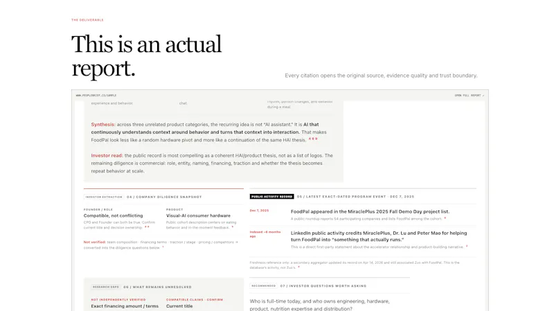 People Brief — Know who you’re meeting screenshot 3