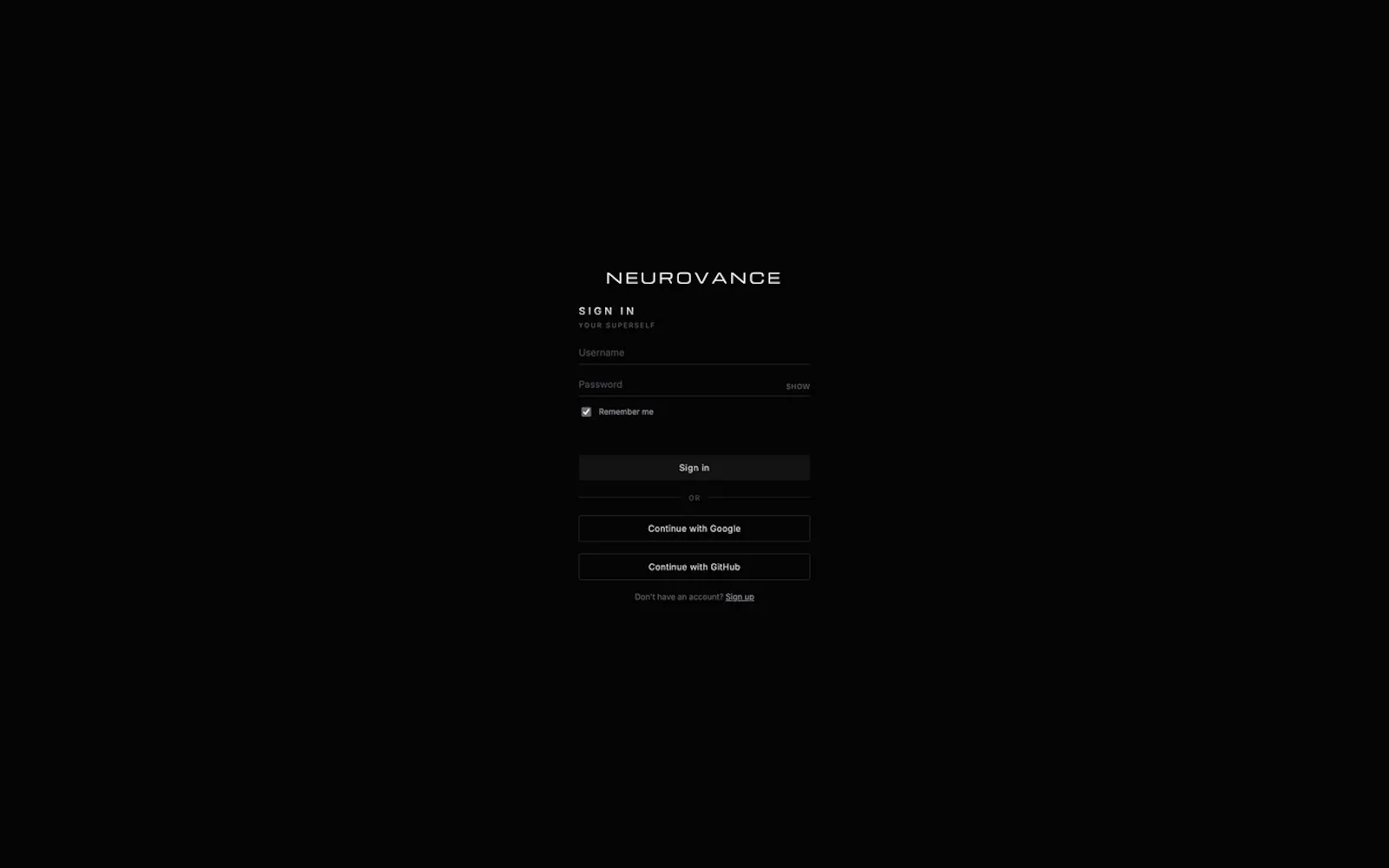 Neurovance screenshot 2