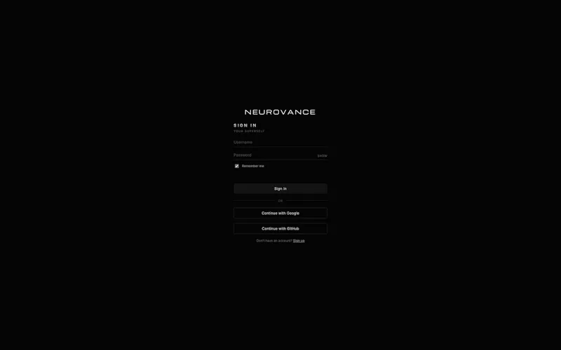 Neurovance screenshot 2
