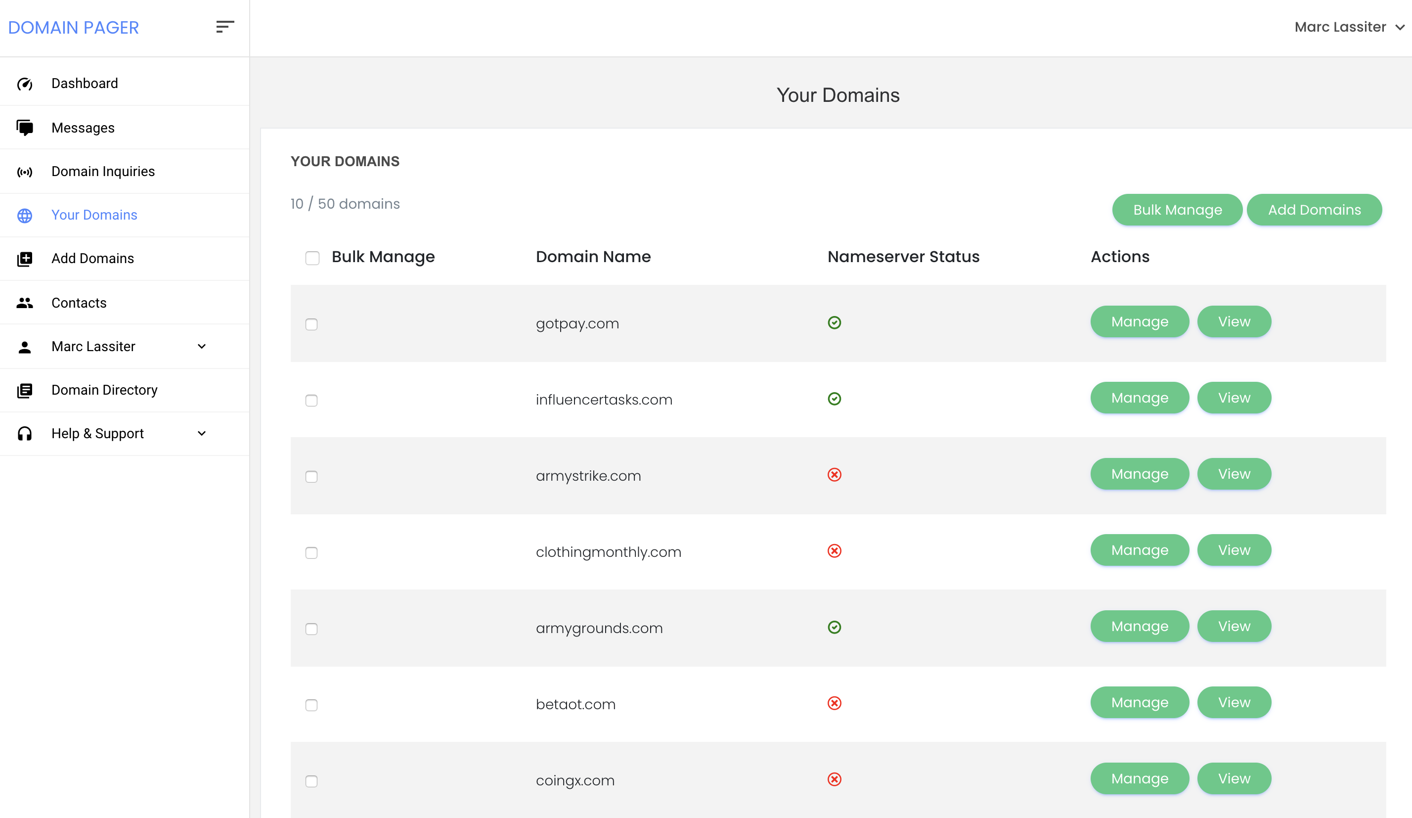 Premium domain splash pages w/ free SSL gallery image