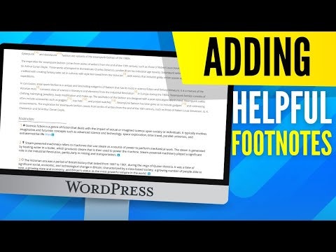 WordPress Footnotes Plugin gallery image