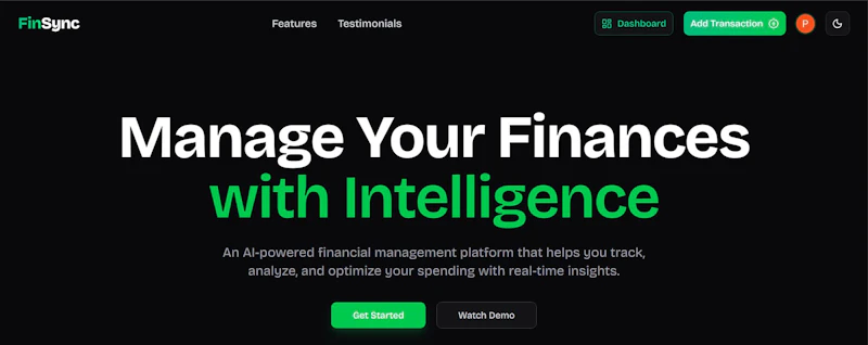 FinSync screenshot 2