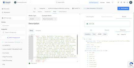 Video Generation API gallery image