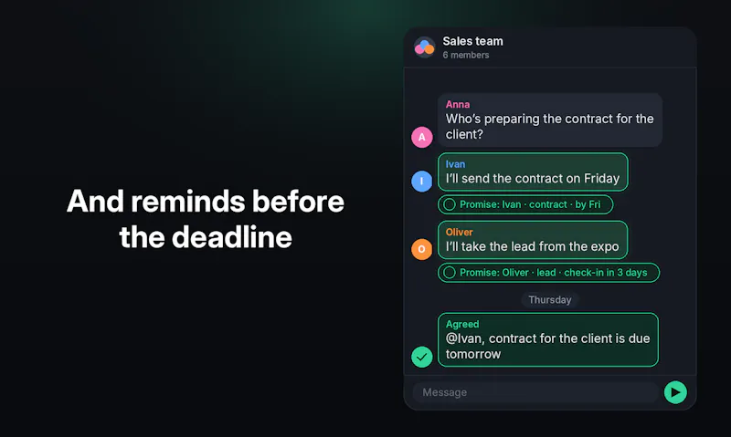 Agreed screenshot 2
