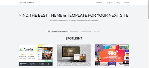 Top Site Themes gallery image