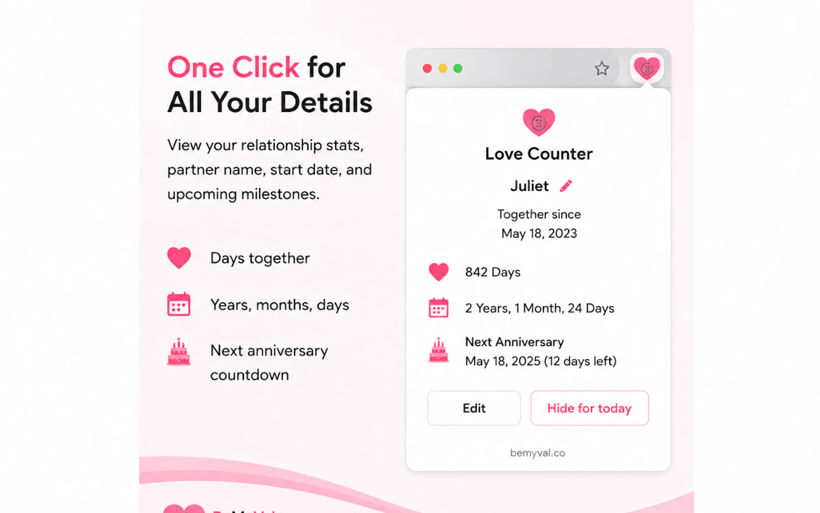 Love Counter & Anniversary Reminder screenshot 5