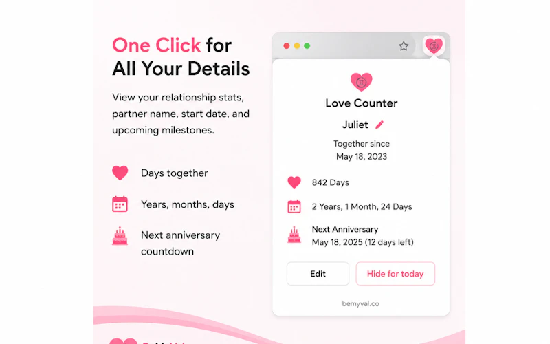 Love Counter & Anniversary Reminder screenshot 5
