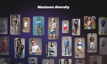 Unübertroffene Vielfalt bei der Erstellung virtueller Charaktere für Werbung und Unterhaltung.