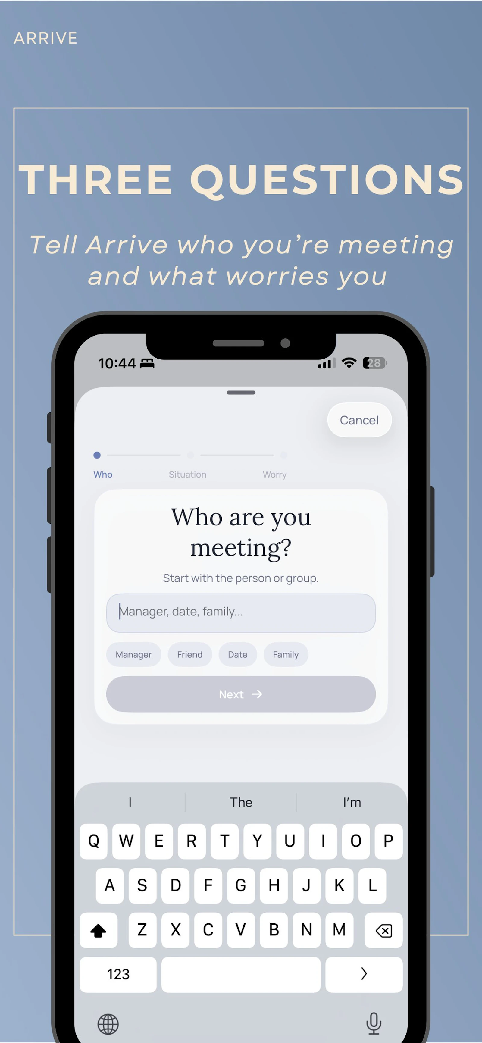 Arrive - Social Prep for Introverts screenshot 2