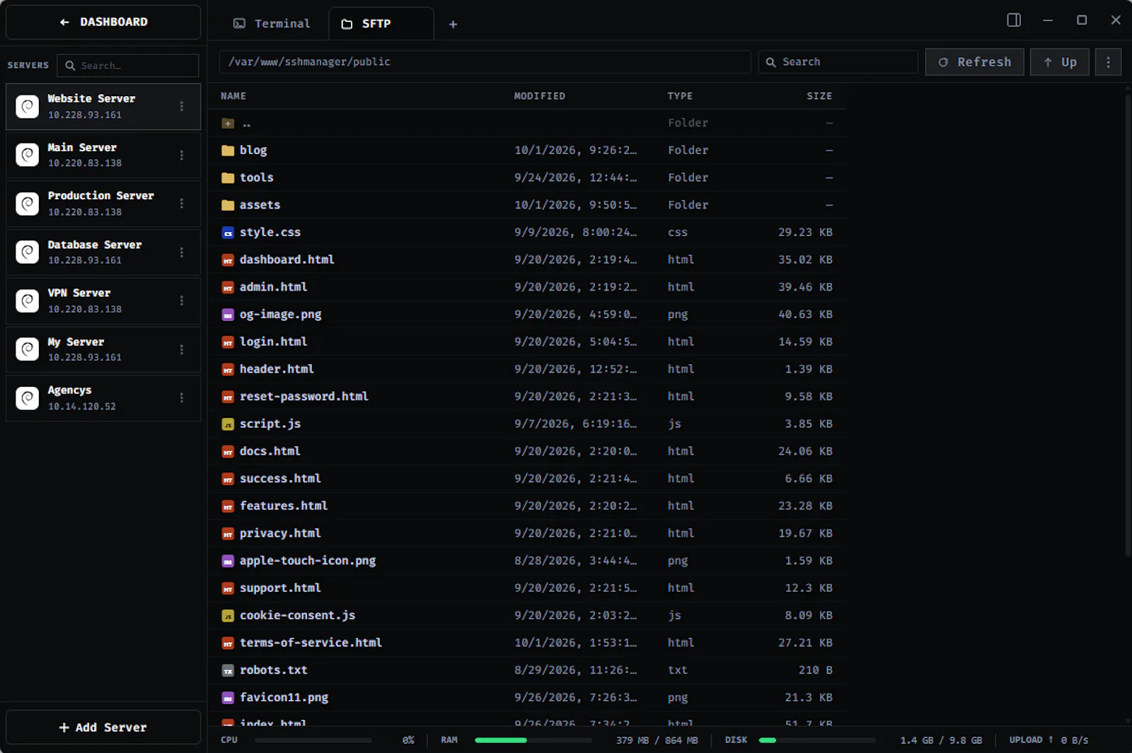 SSHFlow screenshot 3