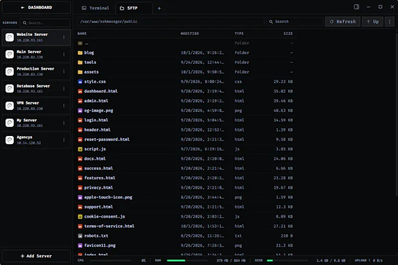 SSHFlow screenshot 3