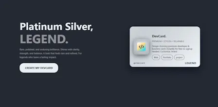 DevCard. gallery image