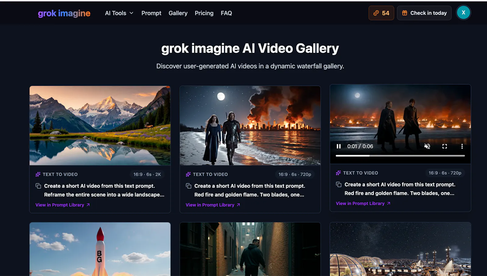 Grok Imagine screenshot 2
