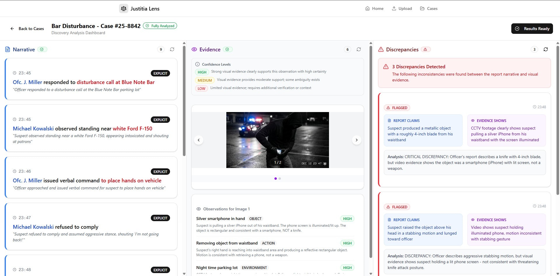 Justitia Lens - Screenshot 3 showing product features and functionality