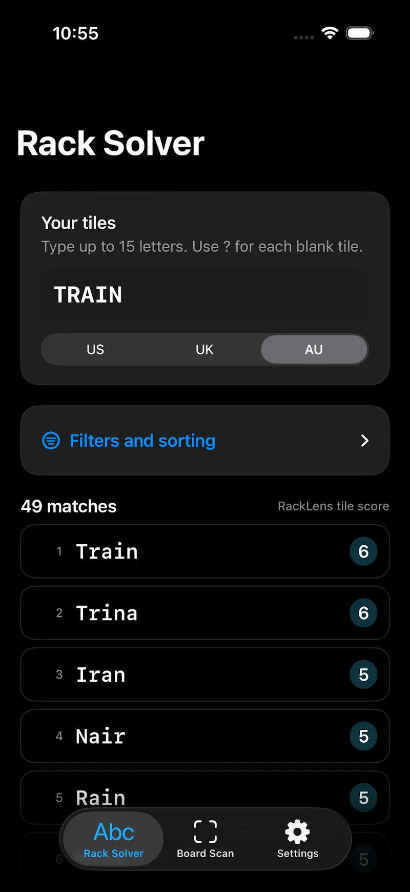 RackLens screenshot 1