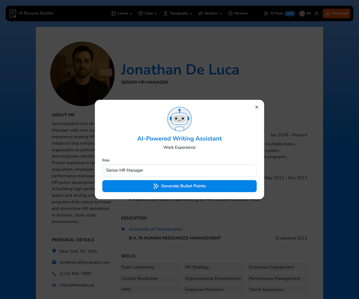 Resume Builder & CV Maker Online 6.0 gallery image