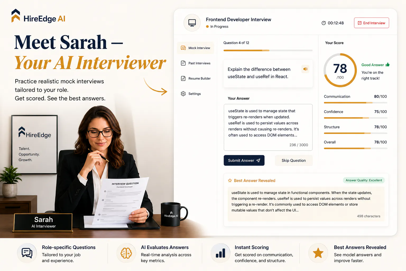 HireEdge AI - Interview Coach gallery image