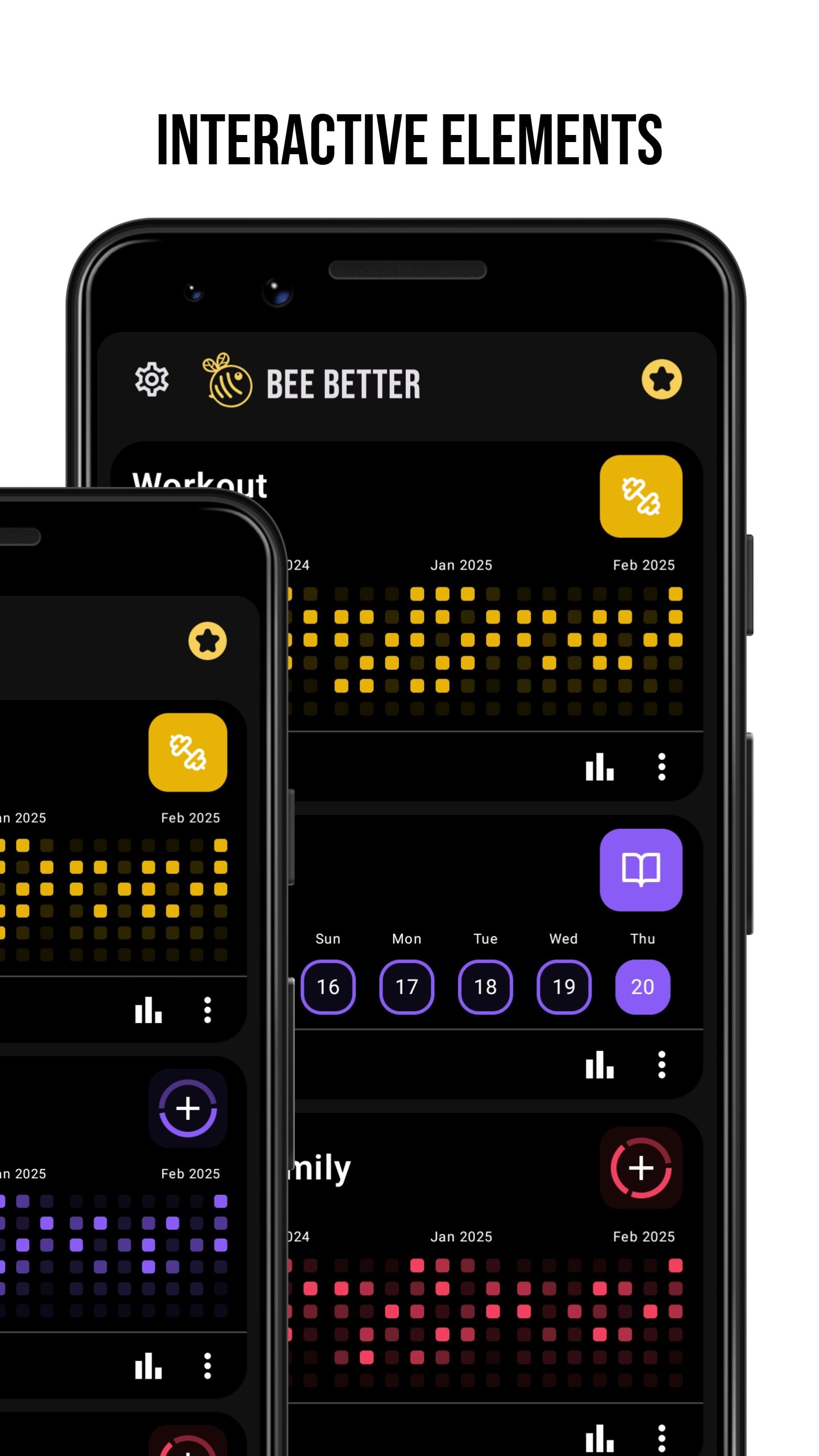 وسائط تعقب العادة - نحلة أفضل - BEE أفضل: بناء العادات بشكل جميل وفعالية 3