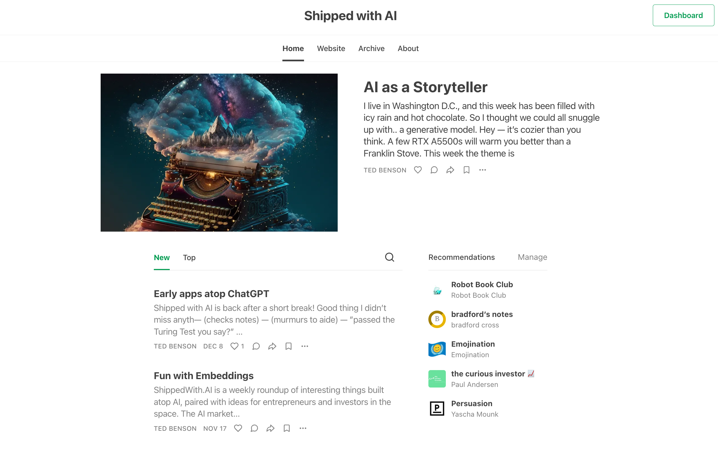 Enviado con AI - Comentario de IA semanalmente enfocado para constructores e inversores media 2