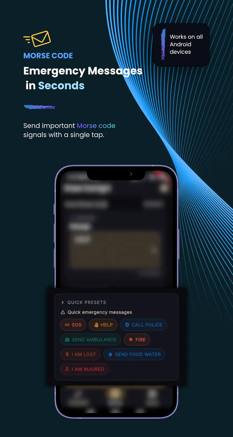 Shake Flashlight: Morse+Disco screenshot 7